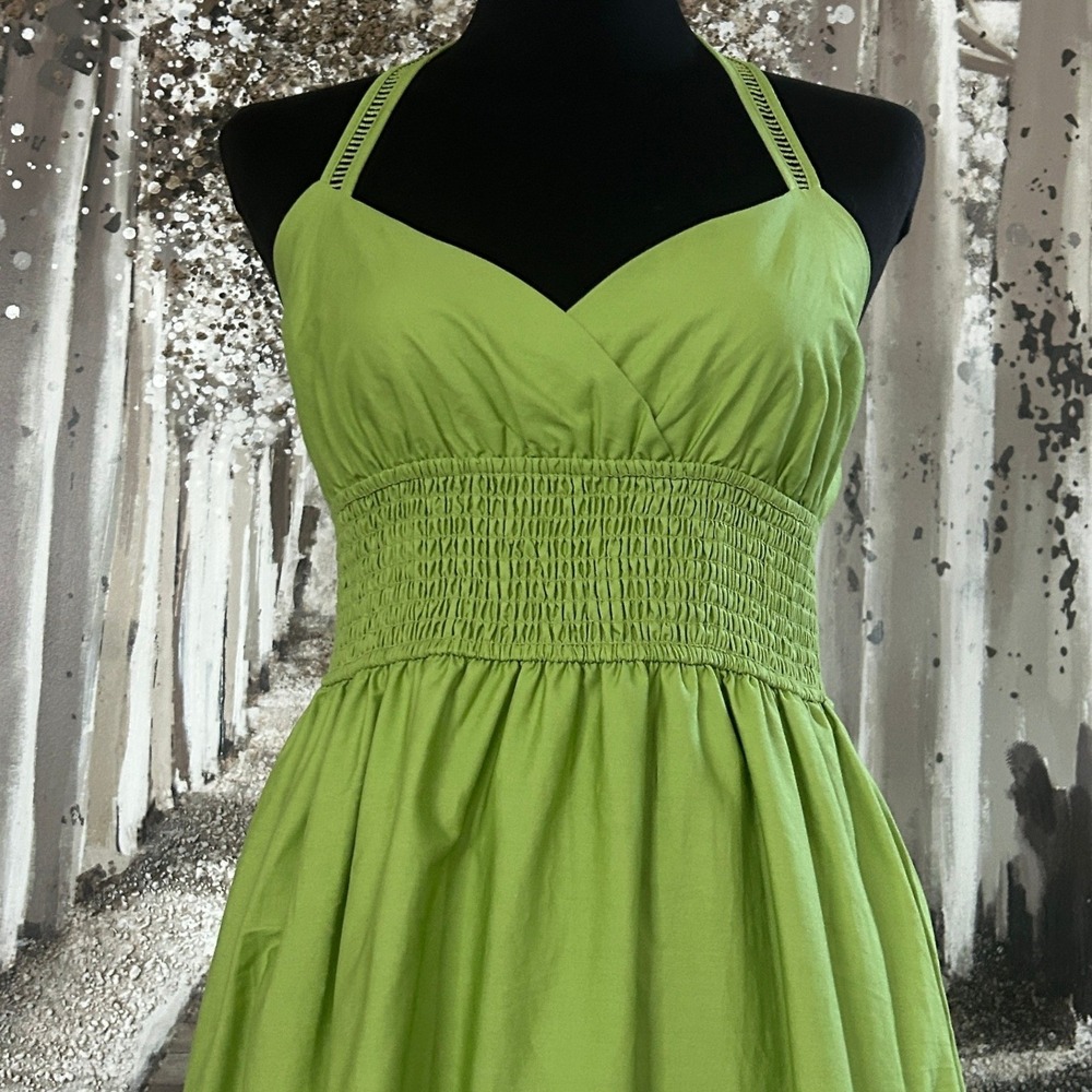 CALYPSO ST. BARTH Sleeveless Embroidered Eyelet 100% Cotton Maxi Dress - Size SP - Picture 4 of 10